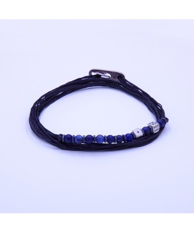 Blue bracelet with dices