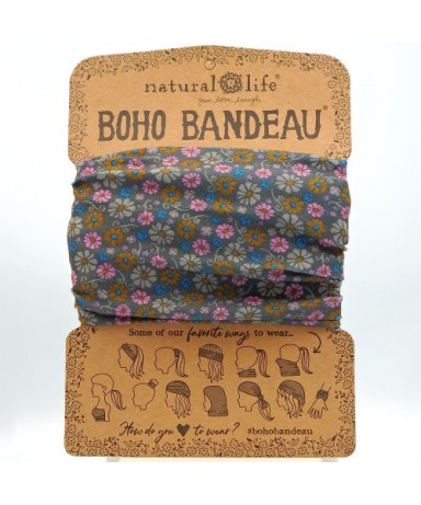 Bandana grey flower